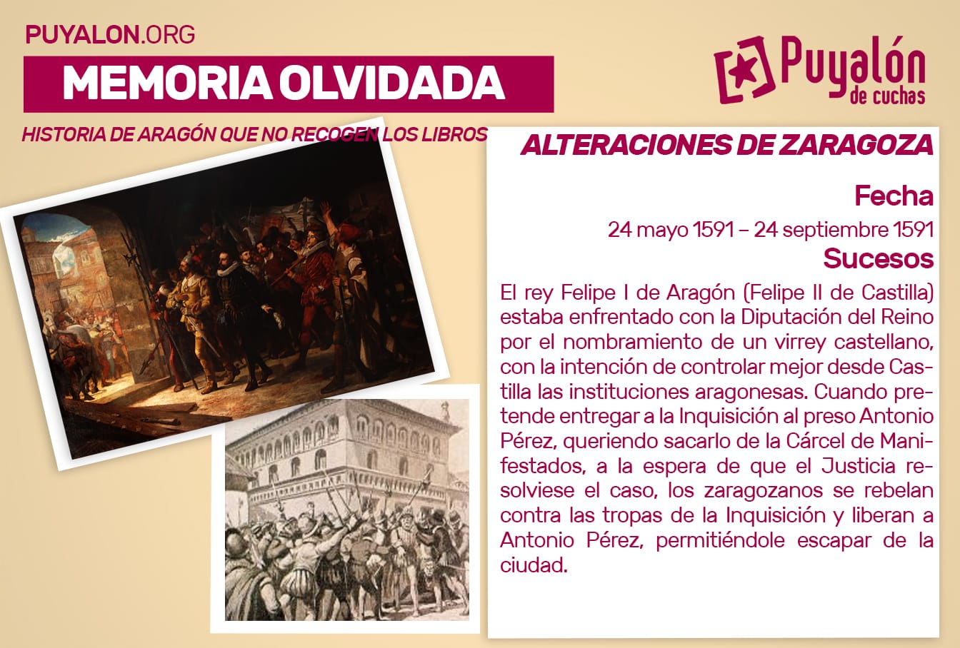 Alteraciones de Zaragoza 1591